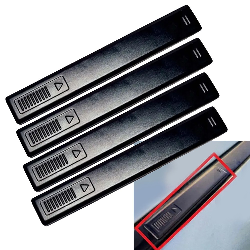 4 Clip Copertura Barre Portapacchi Per Suzuki Swift, Colore Nero, Materiale ABS, Numero OEM 78132-68L01, Per Modelli Dal 2010 (inizio Telaio TSMN) - 2