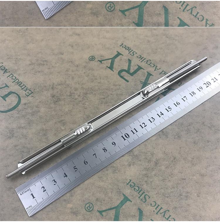 滿額免運#不銹鋼彈簧夾五金文具配件裝訂夾夾條金屬二孔蛇型夾文件夾壓條 | 蝦皮購物