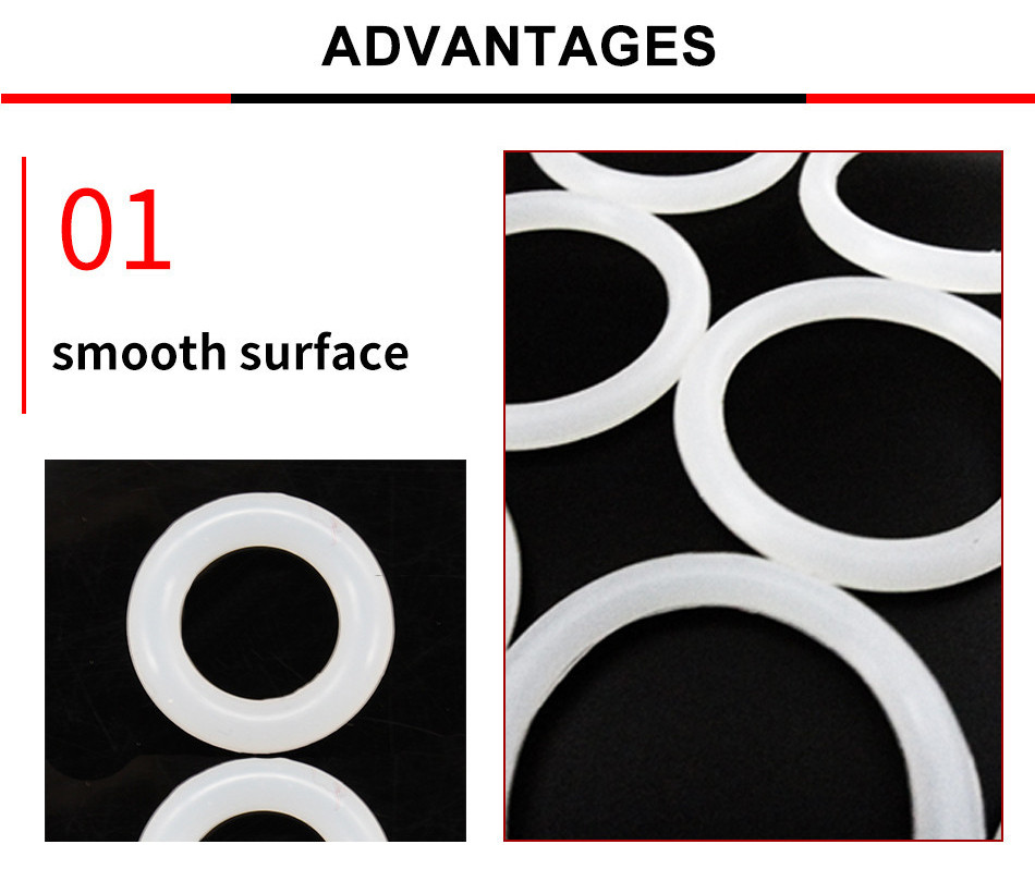 Ouling CS1mm O-Ring ID1-38 OD3-40mm VMQ 白色矽橡膠密封圈減震環保無毒防水絕緣 | 蝦皮購物