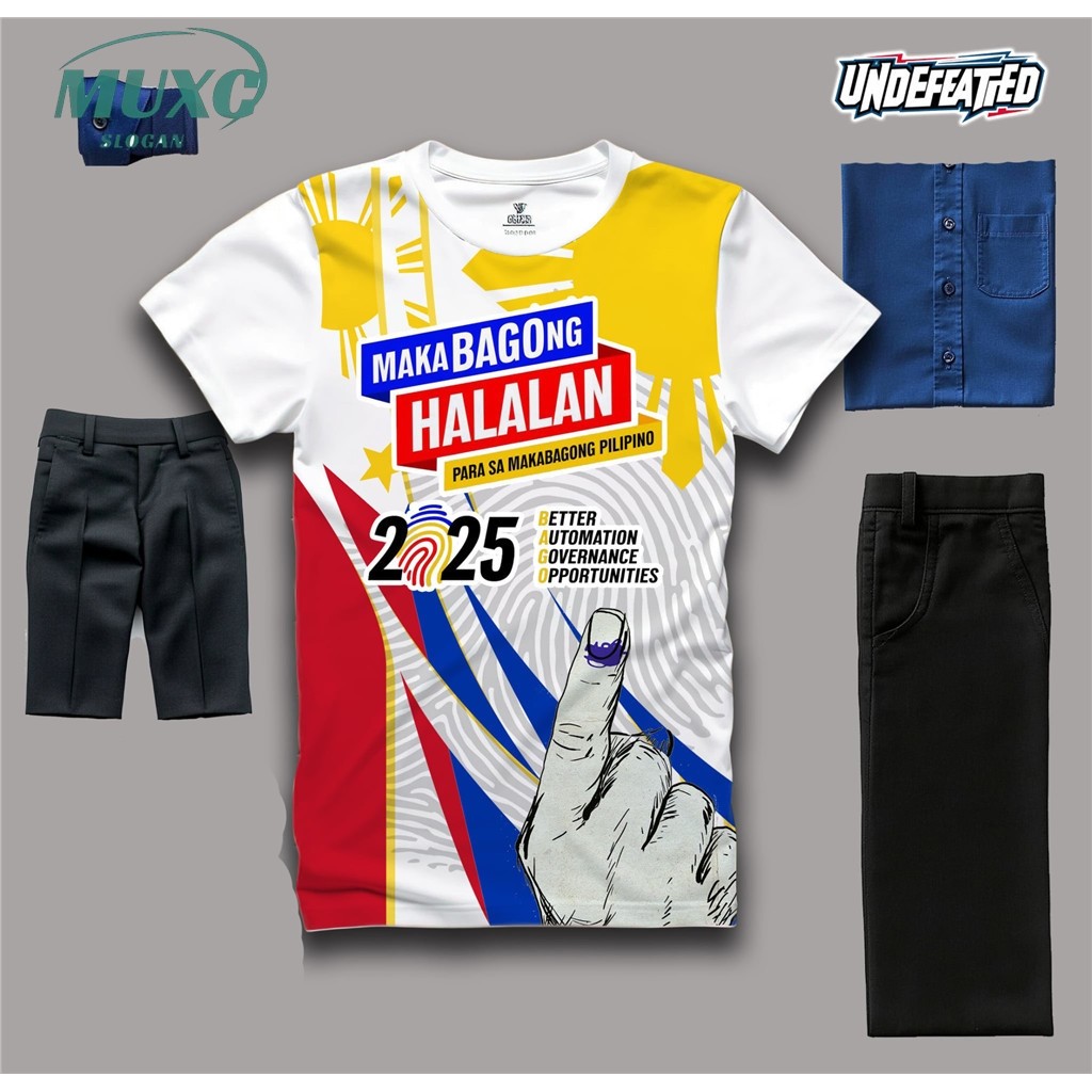 【HALALAN 2025 Tshirt 】2025 Philippines MAKABAGONG HALALAN FE | 蝦皮購物