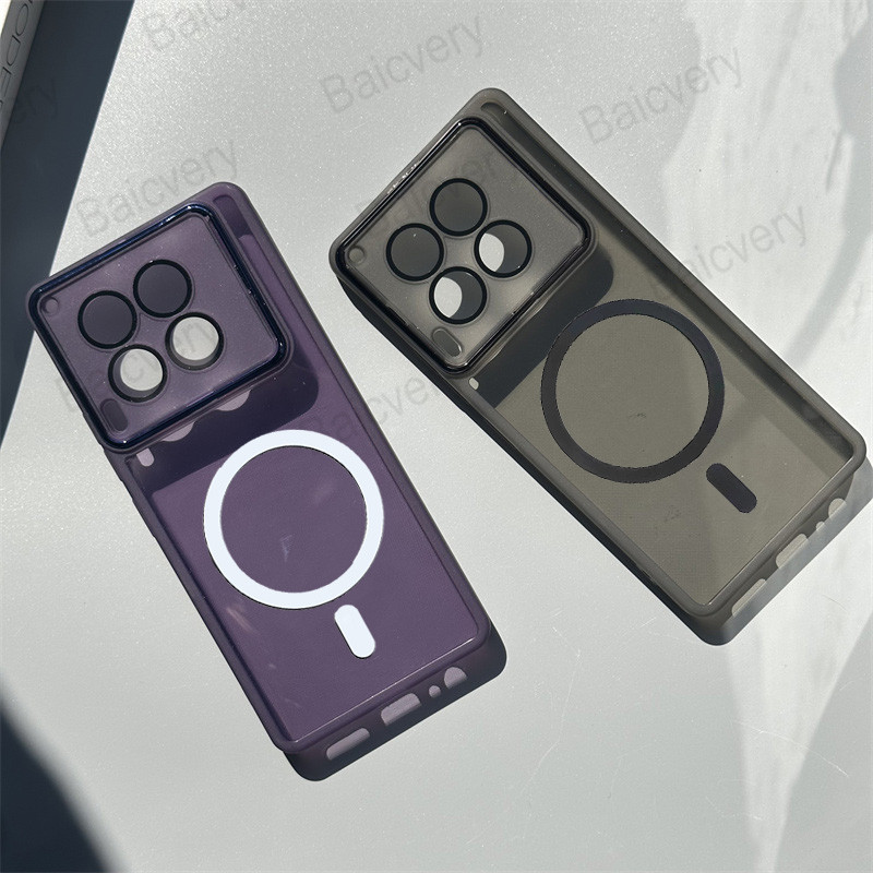 Tecno Camon 30 5G CL6 CL6k CL7 Camon 30 4G 透明彩色相機保護殼後蓋帶磁性貼紙的 | 蝦皮購物