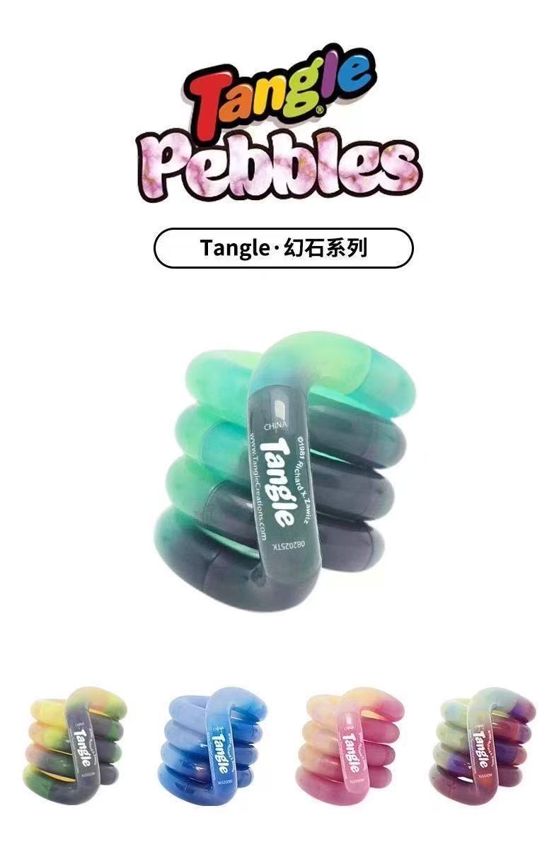 🔥台湾热卖/免运🔥Tangle正版扭扭樂【幻石】【經典】【藝術家】【溫變】【經典紋理】系列解壓神器 | 蝦皮購物