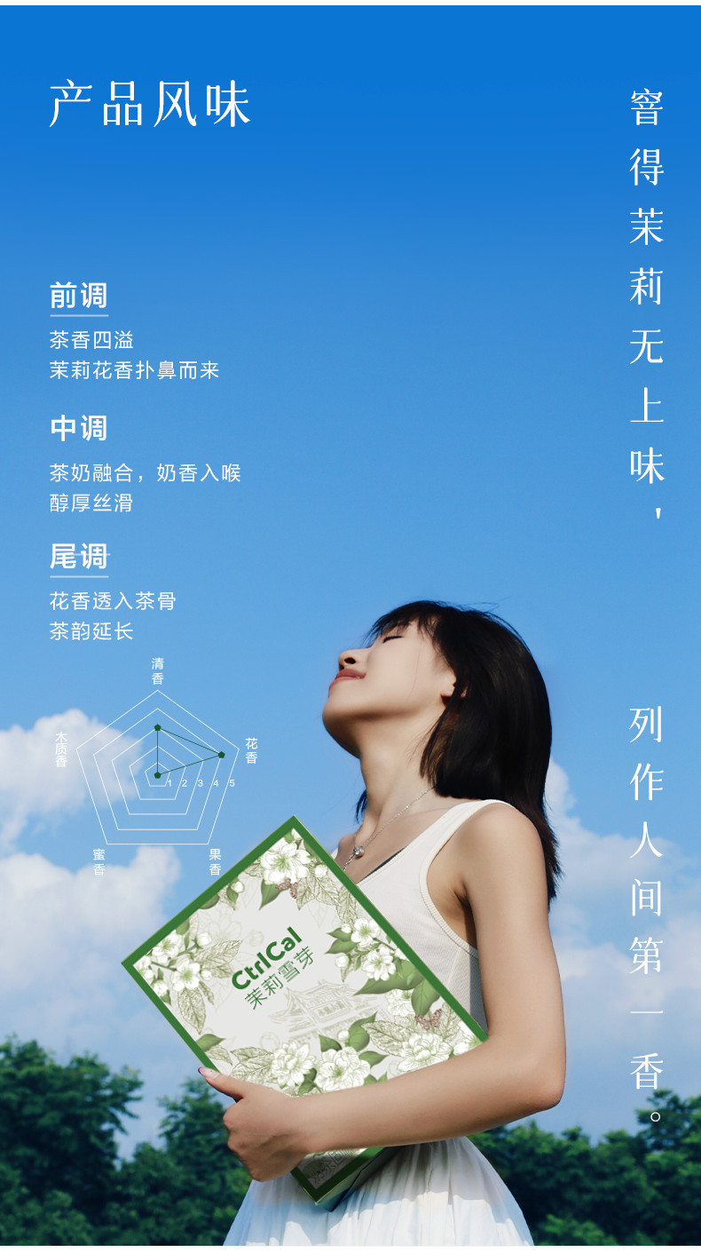 【官方正品】CtrlCal 控多卡茉莉雪芽茉莉綠茶奶茶 低卡輕卡0額外添加蔗糖 健康飲料 袋裝飲料 便攜下午茶 冷熱雙泡 | 蝦皮購物