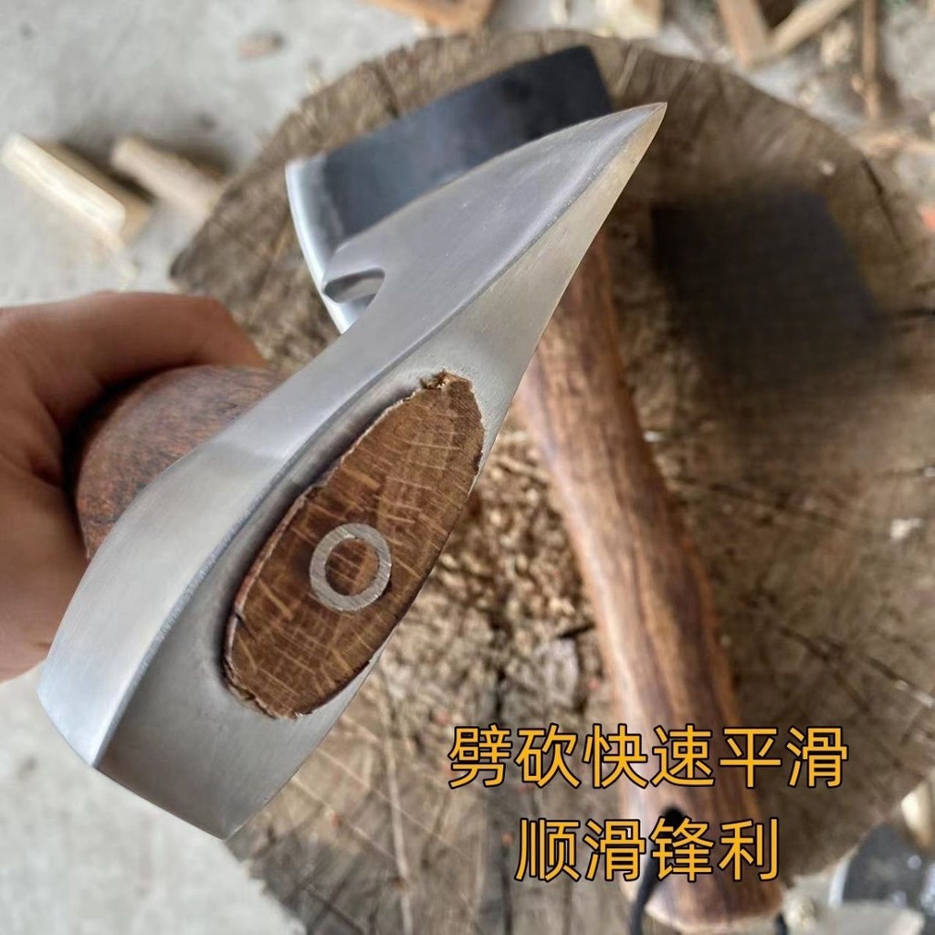 【台灣出貨】 特價戶外露營高碳鋼尼曼斧手斧戰斧劈柴神器剁骨頭手工鍛造木工斧 | 蝦皮購物