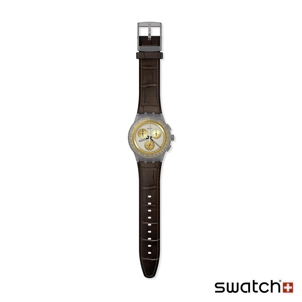 Swatch GOLDEN RADIANCE 運動手錶/男錶/女錶/瑞士製造 SUSM100 (42mm)【官方旗艦店】 | 蝦皮購物