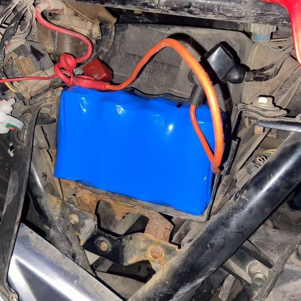 摩託車電瓶12V21A通用鋰電池啓動免維護踏闆彎樑跨騎街車增容改裝 Q4MF WMPB | 蝦皮購物