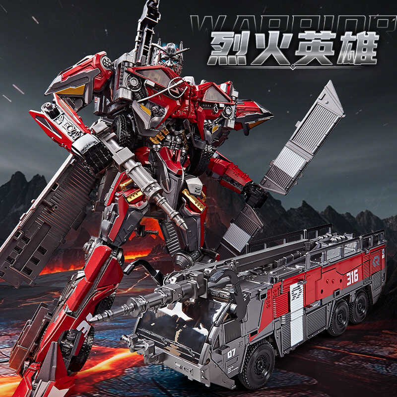 佑 虎 變 形 玩 具 放 大 版 御 天 敵 金 剛 機 器 人 烈 火 英 雄 兒 童 消 防 車 模 型 | 蝦皮購物