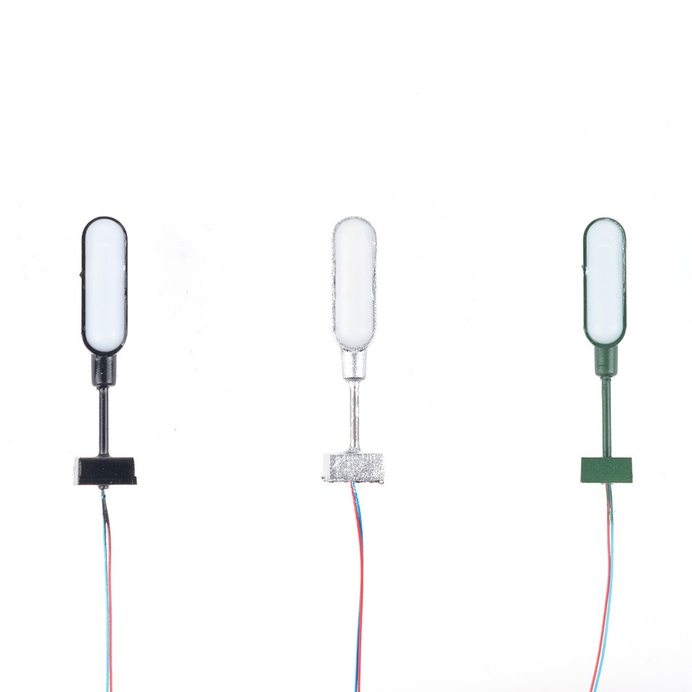 【ELCT】10x 模型鐵路燈格子桅杆燈軌道 N 套件平台燈 LED 28mm | 蝦皮購物