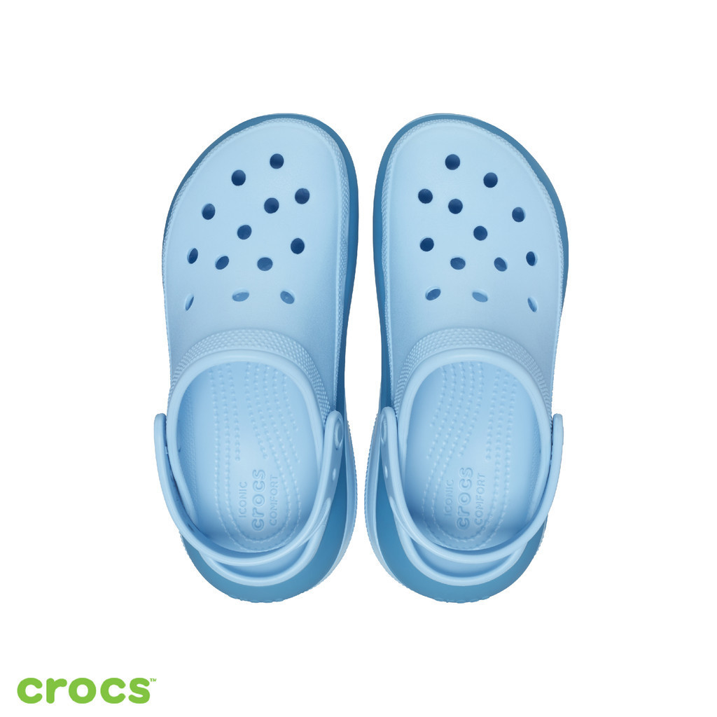 Crocs 卡駱馳 (中性鞋)經典光輪花呢克駱格-藍方解石色-210749-4NS | 蝦皮購物