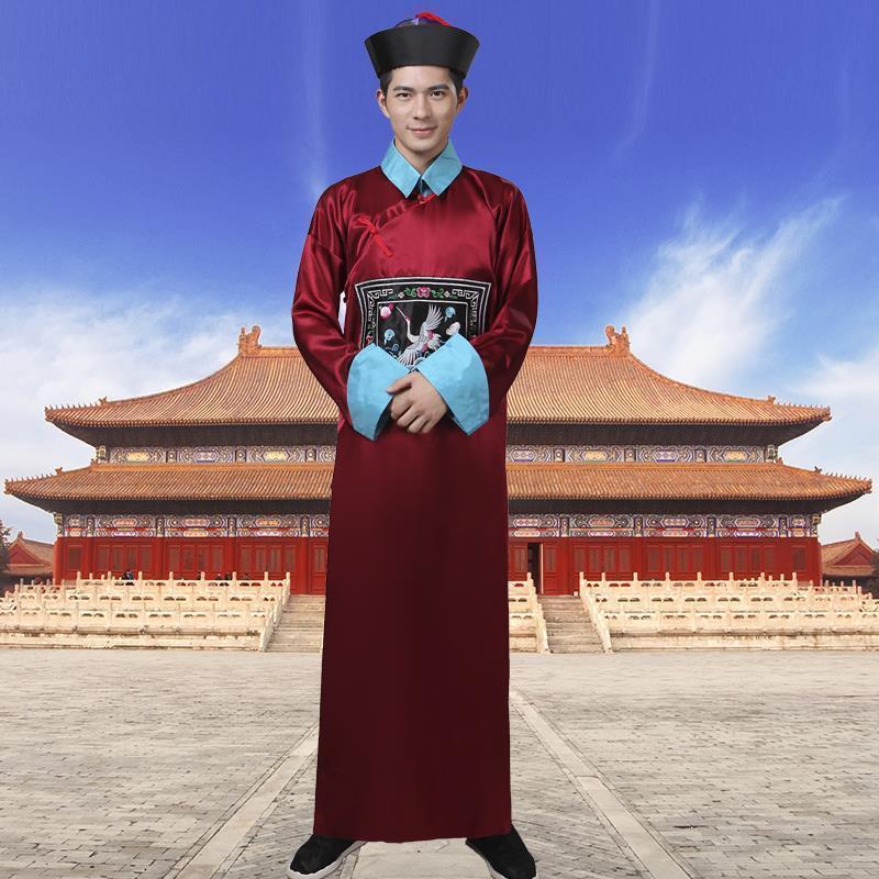*臺灣出貨*清朝古裝官服太監服裝男士侍衛總管公公後宮甄嬛傳品殭屍表演服生日 禮物 清朝服裝 服飾 影視裝扮 民國 復古 | 蝦皮購物