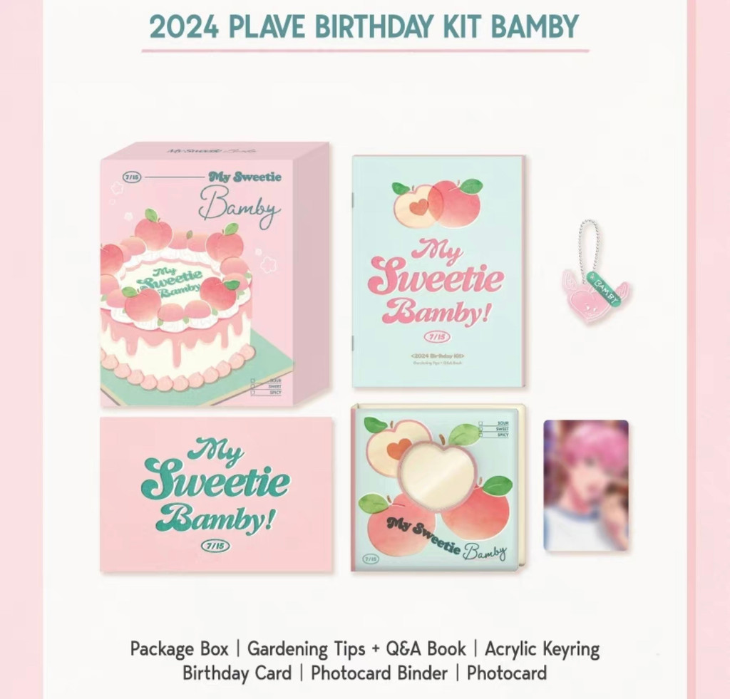 PLAVE生日禮✿霧2024/2025 BIRTHDAY KIT 官方正版全新未拆蔡斑比銀虎