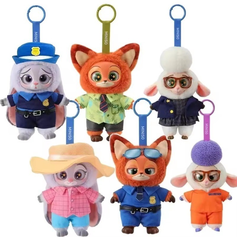 Zootopia 盲盒包乙烯基挂件可愛娃娃神秘盒毛絨公仔驚喜禮物 | 蝦皮購物