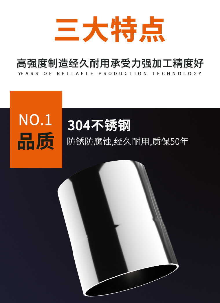 【可開發票】不鏽鋼 圓管 對接頭 擴口直管 金屬 通用 50管 圓桶形 連接件 組裝 固定件 | 蝦皮購物
