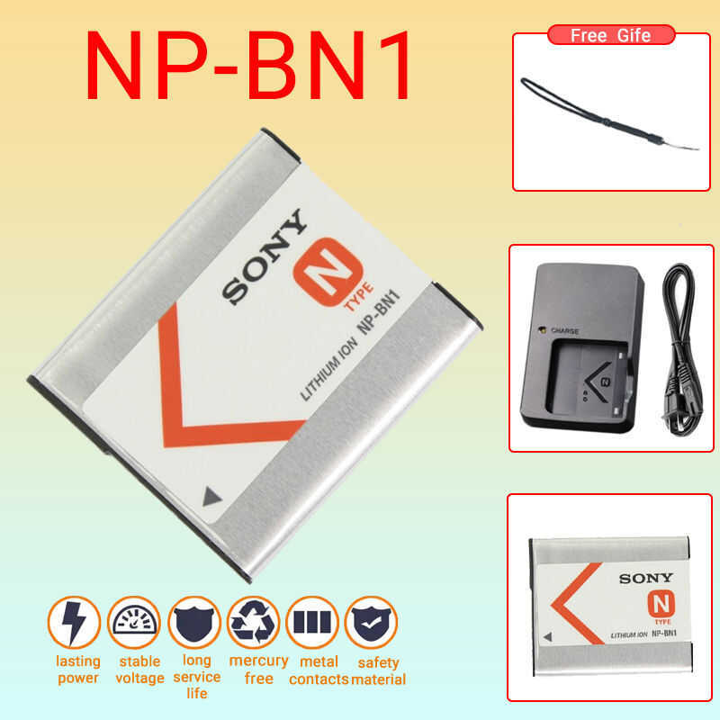 SONY Digital NP-BN1 N-TYPE 適用於 DSC-W310 W320 W330 W510 W520 | 蝦皮購物