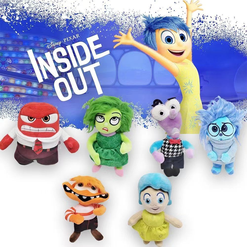 腦筋急轉彎玩偶 腦筋急轉彎2 Inside Out 毛絨玩具 玩偶 抱枕 怒怒 憂憂 阿慕 樂樂 腦筋急轉彎周邊 | 蝦皮購物
