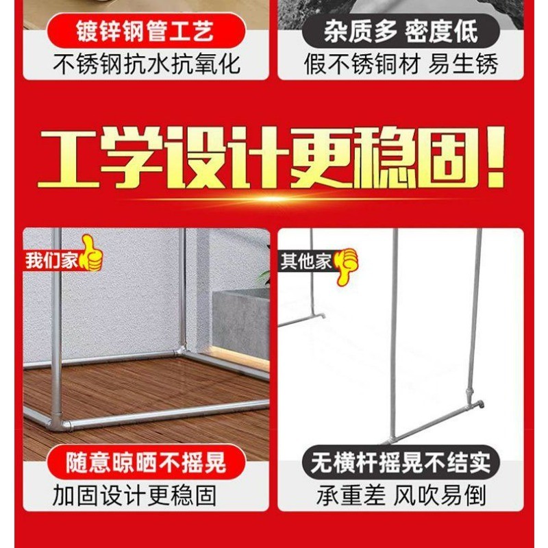 鍍鋅鋼管架 車棚架 晾衣架 落地遮陽架子 雞棚架 防風簡易棚 搭建型葡萄架 室外架 可訂製 | 蝦皮購物