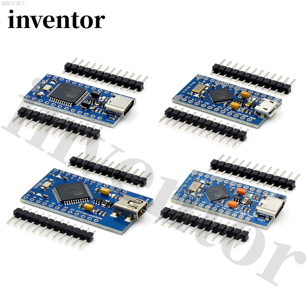 Micro/mini/type-c USB Pro Micro 適用於 arduino ATmega32U4 5V/16 | 蝦皮購物