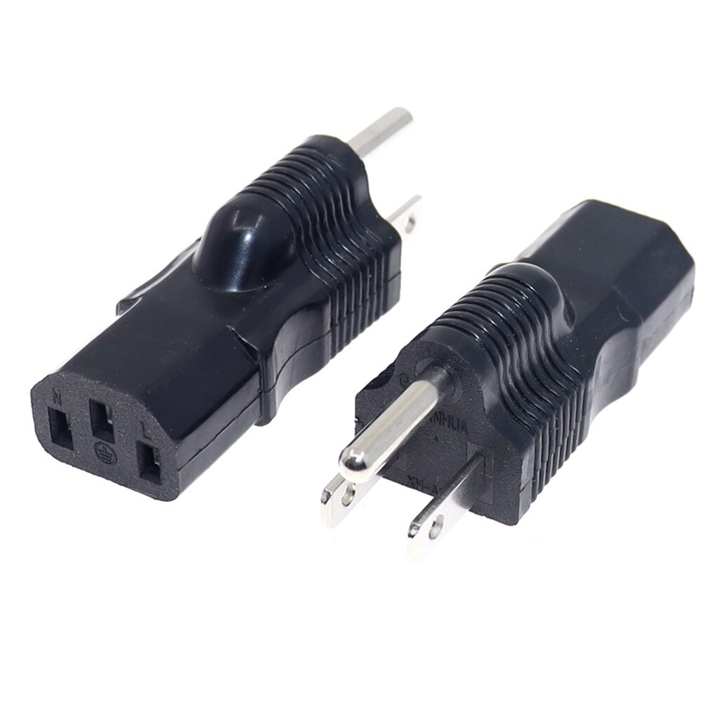 美國轉 C13 母適配器插頭 NEMA 5-15P UPS PDU 電源插座連接器美國 3P 插座轉換插座 | 蝦皮購物