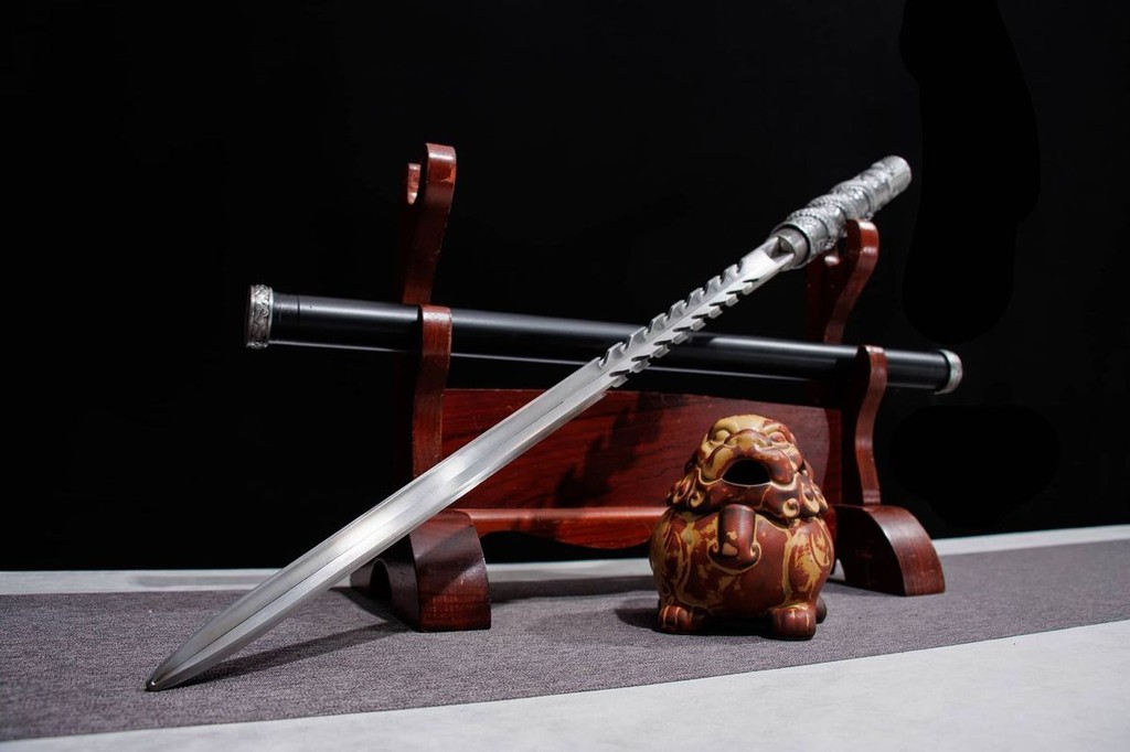【俠客 】龍泉正品 龍骨鐧龍泉刀劍 高錳鋼 一體鍛打棍刀 罕見兵器 工藝品 爆款 未開刃 | 蝦皮購物
