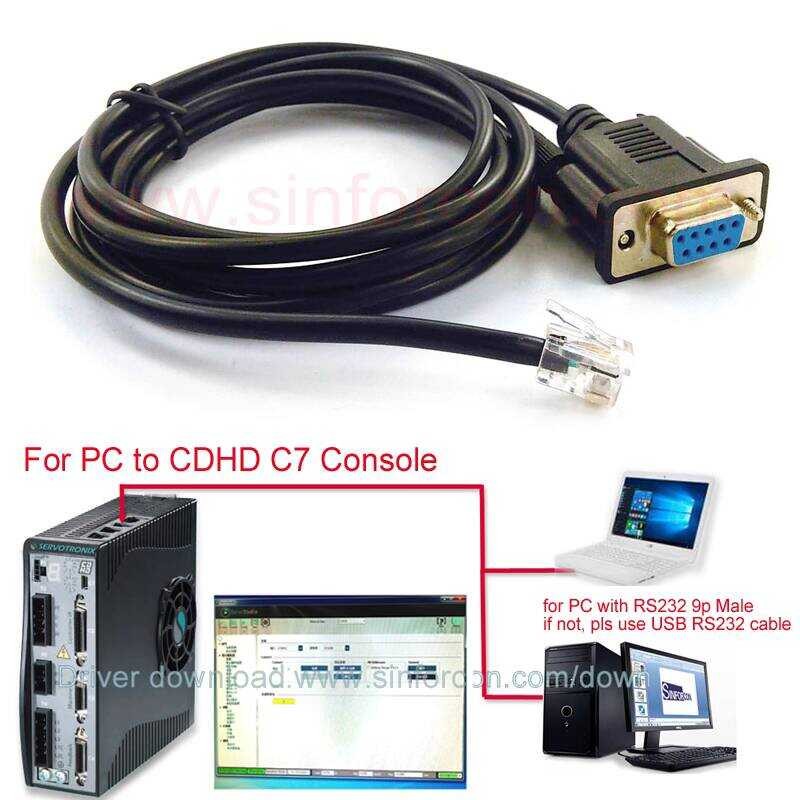 CDHD 高創驅動器C7連接線配置線 電腦調試 克隆 拷貝 備份 通訊線 | 蝦皮購物