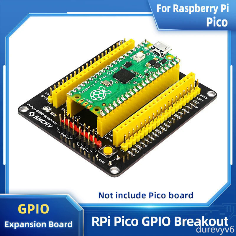Raspberry Pi Pi Pico GPIO 分線延長器 DIY 擴展板公母針帶開關,適用於 RPI Pic | 蝦皮購物