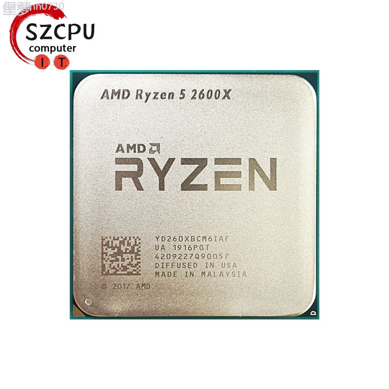 AMD Ryzen 5 2600X R5 2600X 3.6 GHz 二手游戲 Zen+ | 蝦皮購物