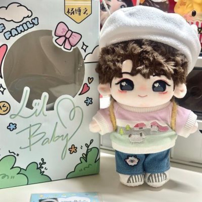 💫官方正版楊十二TF家族四代20cm棉花娃娃楊博文屬性明星同人週邊時代俊