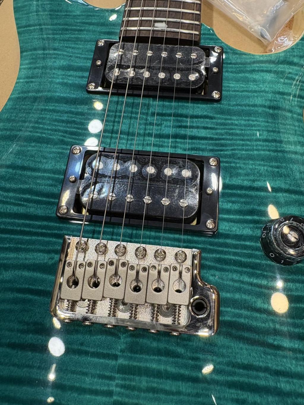 PRS SE Custom 24 電吉他（SE 系列｜火焰楓木貼面｜雙雙線圈｜附原廠琴袋）｜柚子樂器 | 蝦皮購物