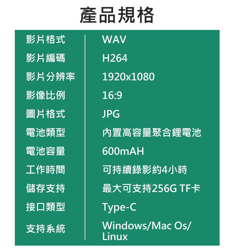 (保固一年) FLYone CS07 夾式隨身密錄器 高清1080P 紅外線夜視 180度鏡頭 領夾式 微型攝影機 | 蝦皮購物