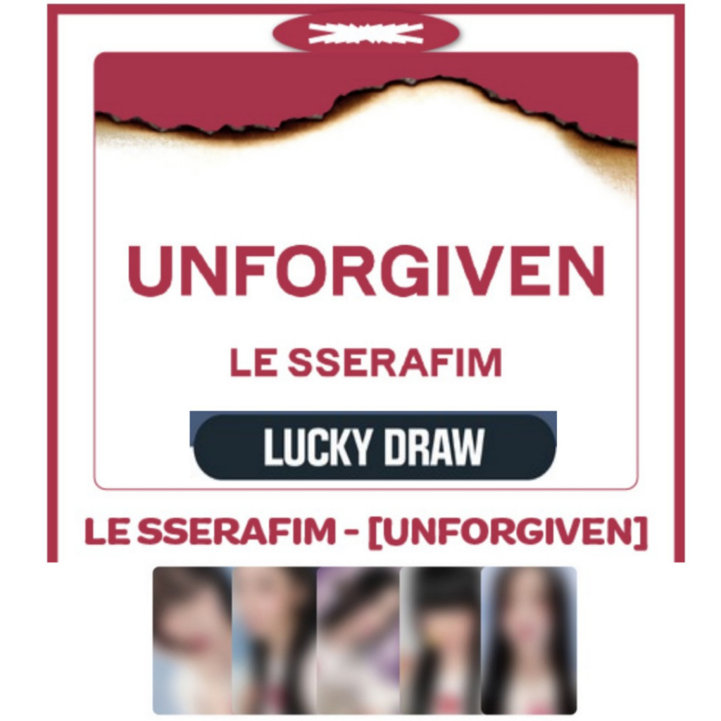 [SOUNDWAVE Lucky Draw] LESSERAFIM - 第 1 張工作室專輯 [UNFORGIVEN]( | 蝦皮購物