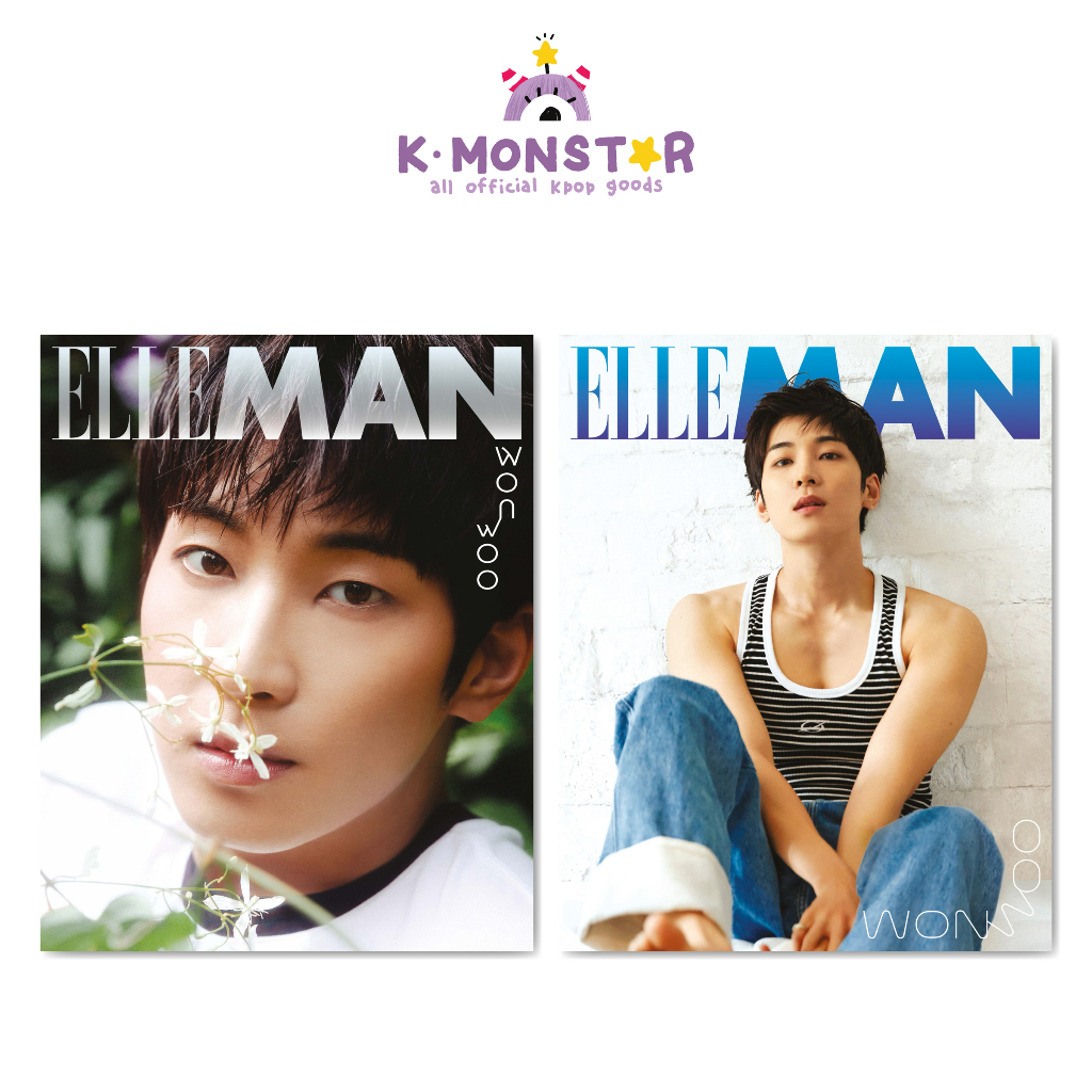2023.8 ELLE KOREA ONLY SEVENTEEN WONWOO BOOK IN BOOK 蝦皮購物