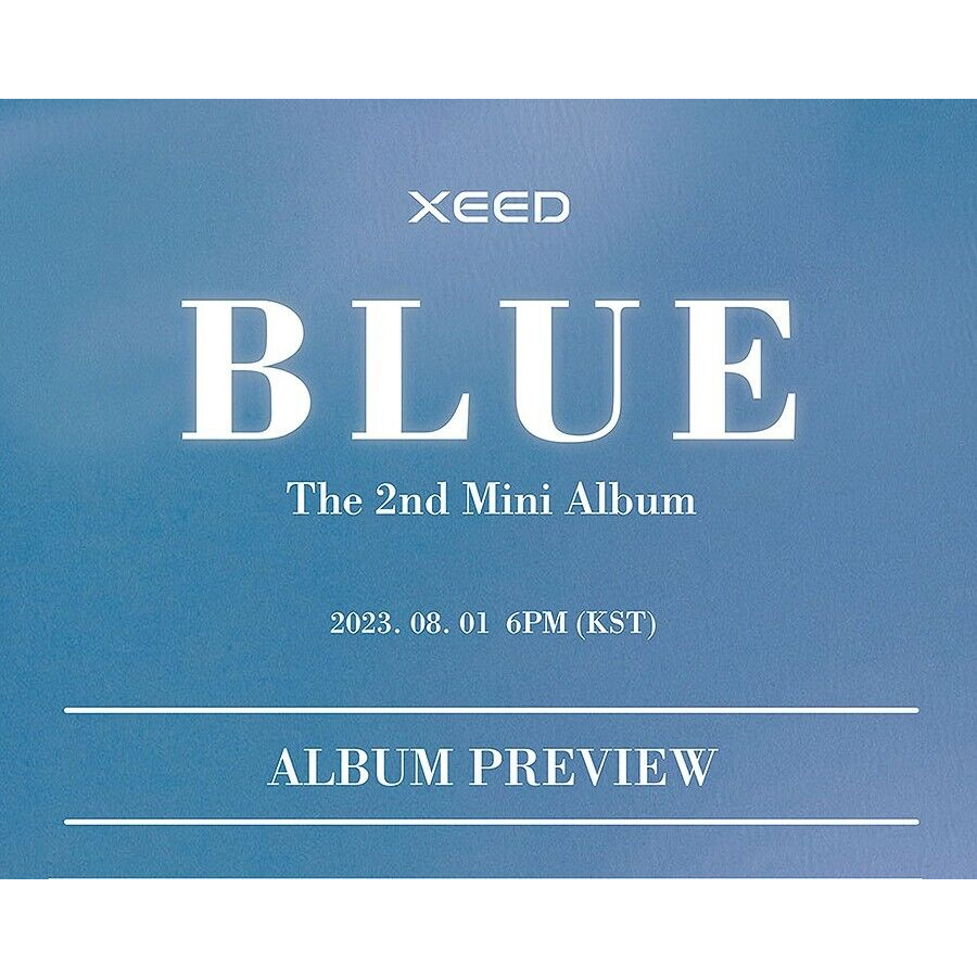 XEED [BLUE] The 2nd Mini Album | 蝦皮購物