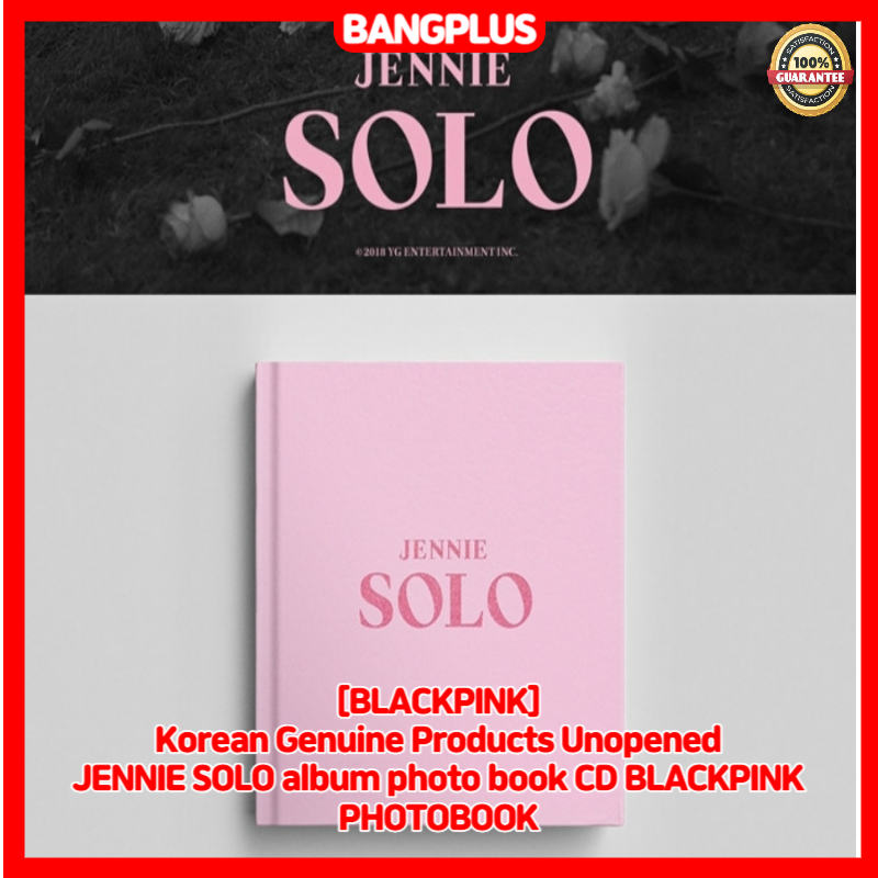【BLACKPINK】韓國正品未開封JENNIE Solo專輯寫真集cd BLACKPINK PHOTOBOOK