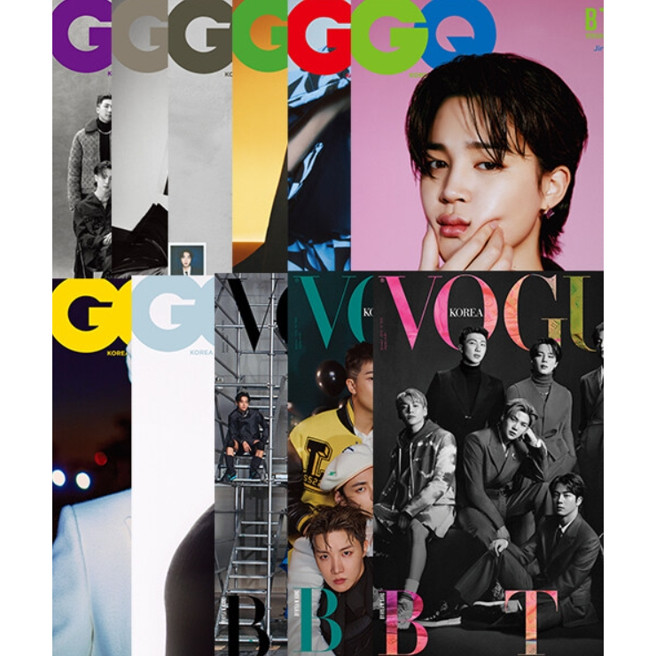 路易威登[2022 年一月GQ 韓國和時尚韓國雜誌] 與BTS 和LOUIS VUITTON