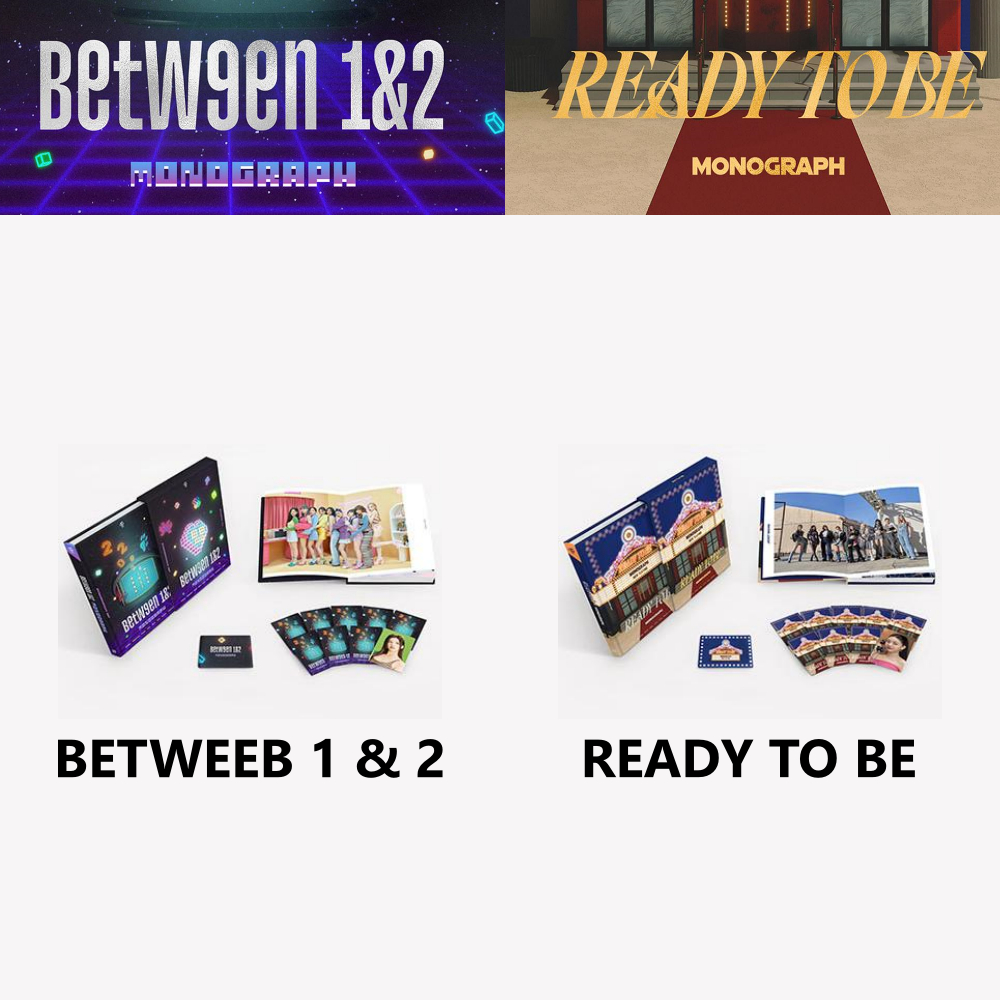 TWICE - MONOGRAPH [BETWEEN 1&2] / MONOGRAPH [READY TO BE] | 蝦皮購物