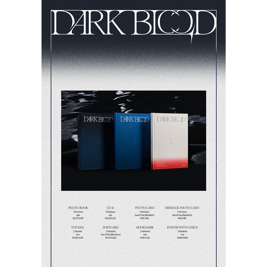 ENHYPEN [DARK BLOOD] Album 3 Version Set