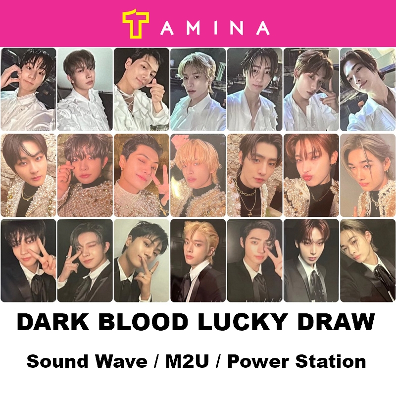 ENHYPEN DARK BLOOD Lucky Draw - Sound Wave/M2U/Power Station | 蝦皮購物