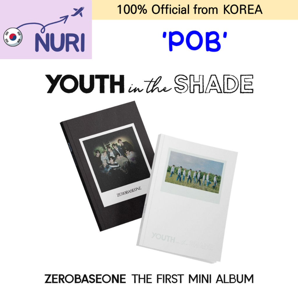 POB) Zerobaseone ZB1 - YOUTH IN THE SHADE 第1 張迷你專輯藝術書ver
