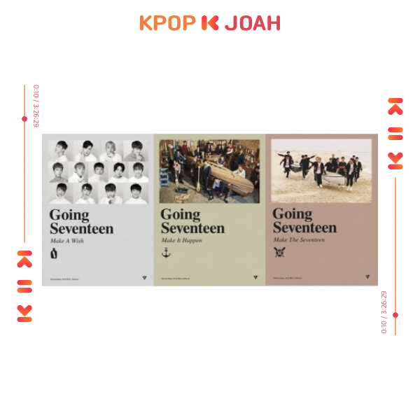SEVENTEEN [GOING SEVENTEEN] 3rd Mini Album | 蝦皮購物