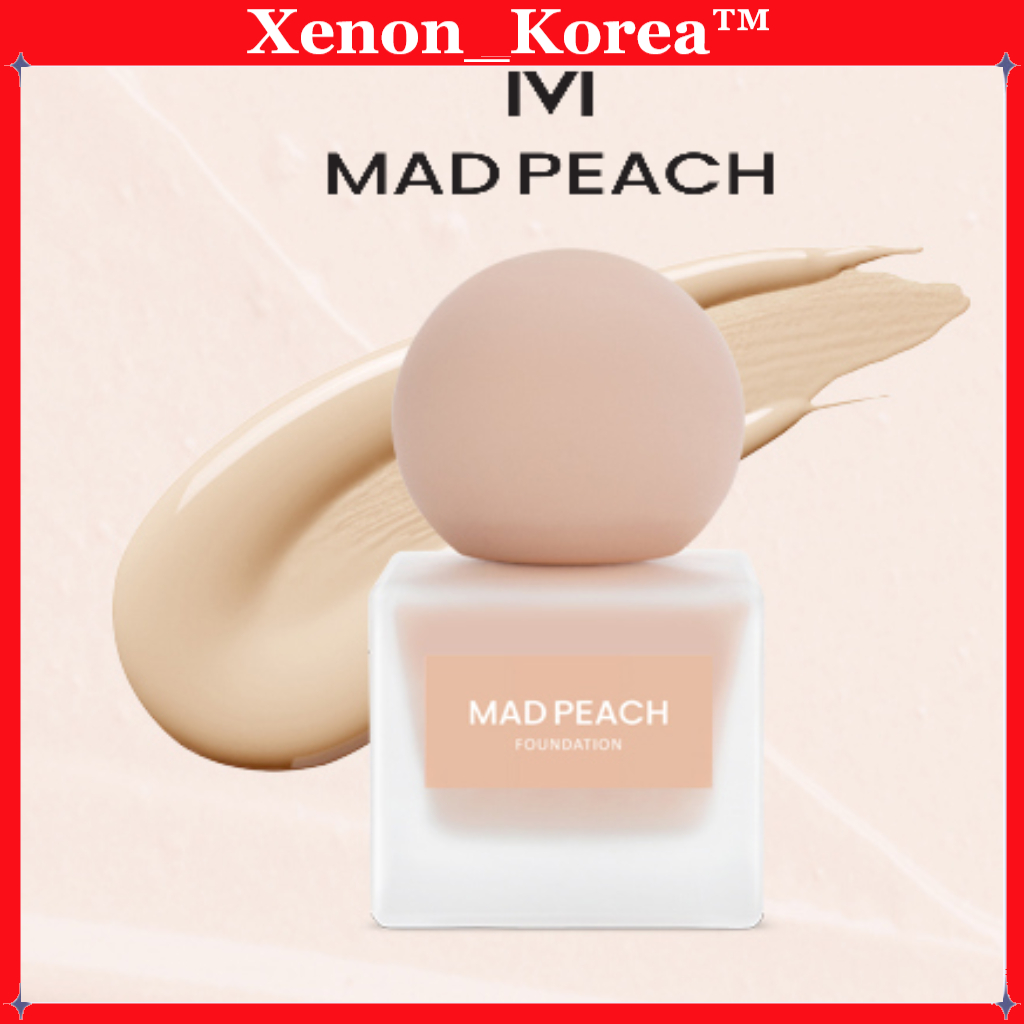 [MAD Peach] 風格合身粉底 4 色_30g | 蝦皮購物
