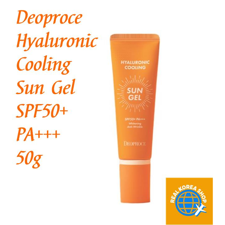 [Deoproce] Hyaluronic Cooling Sun Gel SPF50+ PA+++ 50g | 蝦皮購物