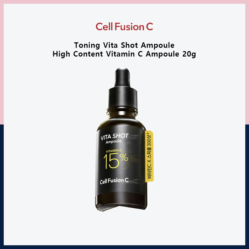 Cell Fusion C Toning Vita Shot 安瓿高含量維生素 C 民用安瓿 20g,1ea | 蝦皮購物