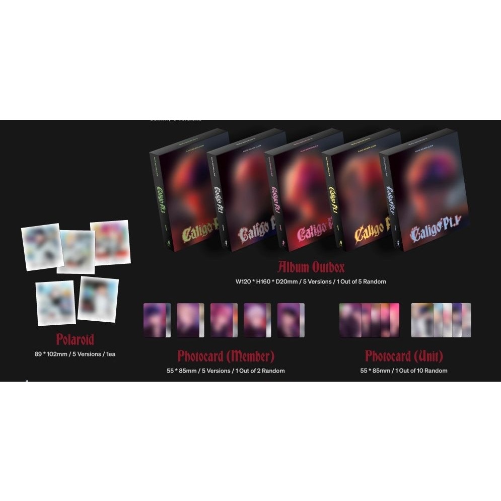 PLAVE - [ CALIGO PT.1 ] 3RD MINI ALBUM (VANGUARD Ver.) 5SET
