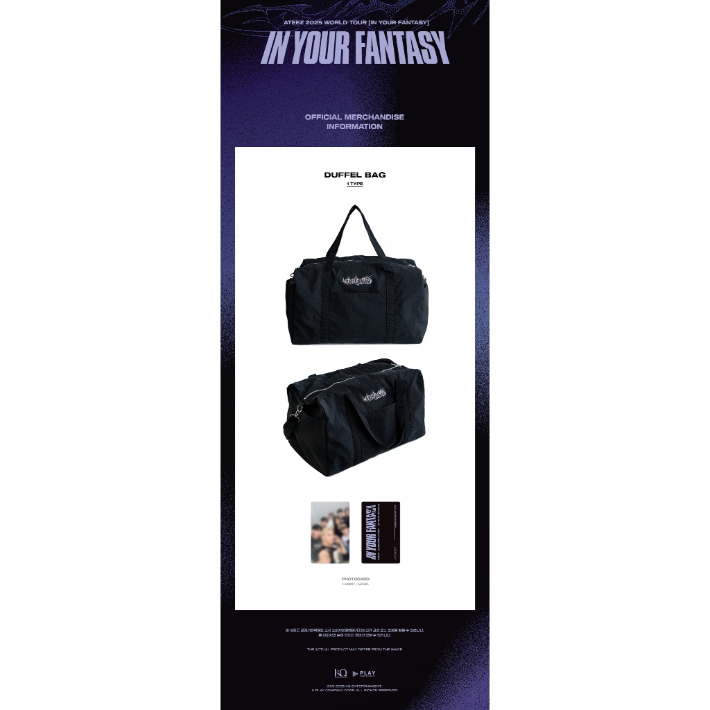 ATEEZ 2025 WORLD TOUR [IN YOUR FANTASY] IN INCHEON MD 官方周邊