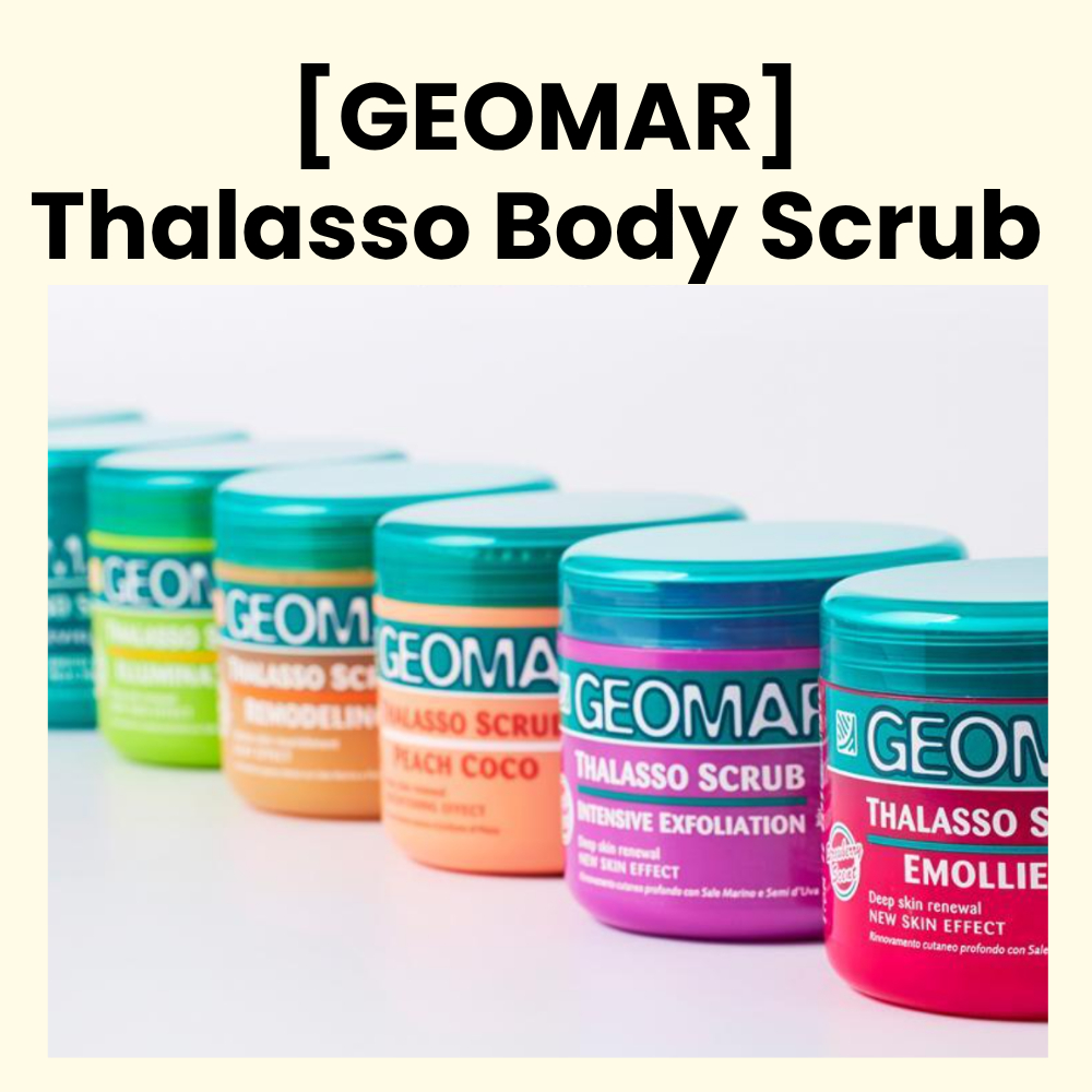 [GEOMAR] Thalasso 身體磨砂膏 600g(6 款) | 意大利死海鹽去角質磨砂膏 | 蝦皮購物