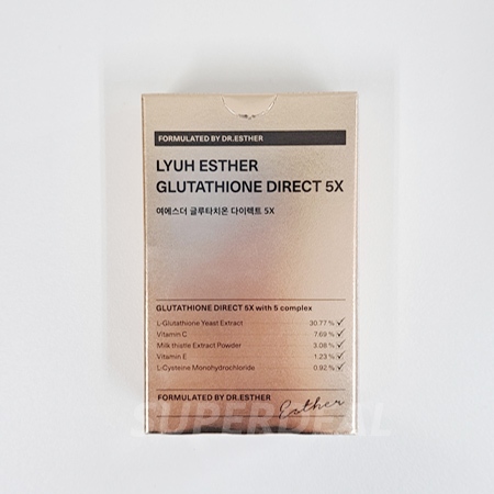 esther formula lyuh esther glutathione direct 5x ESTHER FORMULA Glutathione Direct Film 3X / 5X / Ultra X 30