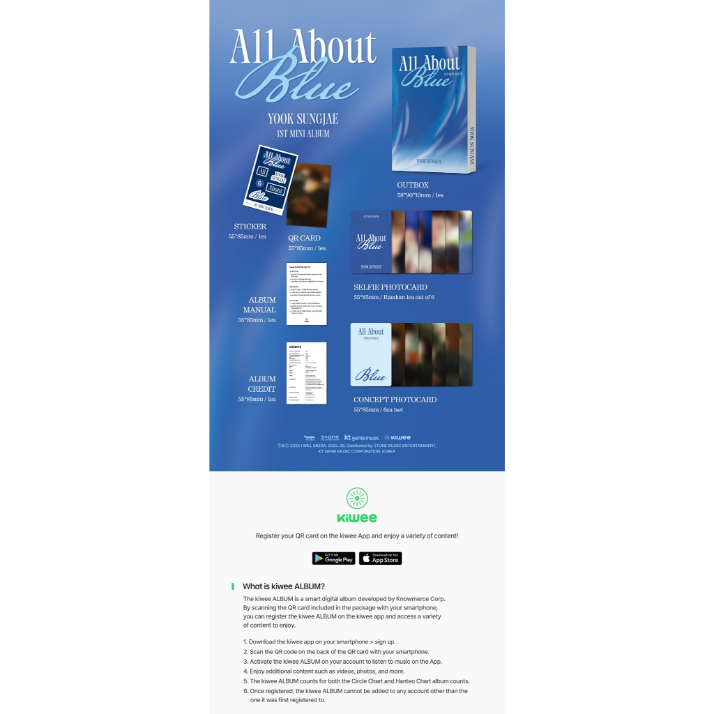 Yook Sungjae (BTOB) – All About Blue (JEWEL ver.) [1st Mini Album
