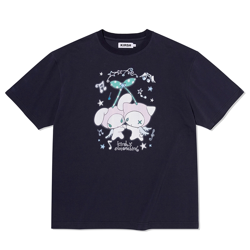 Tシャツ・カットソー [KIRSH] KIRSH X SUNONEBIRD RABBIT CHERRY LOOSE FIT T-SHIRT Designer fashion, Seoul-fully created | W Concept