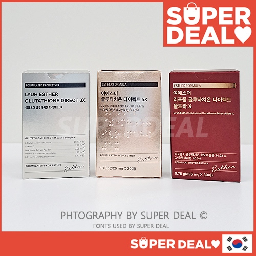 lyuh esther glutathione direct 3x Laser White Glutathione Face Brightening & Pore Tightening Serum 30ml -  Cosmetics Store main image 0
