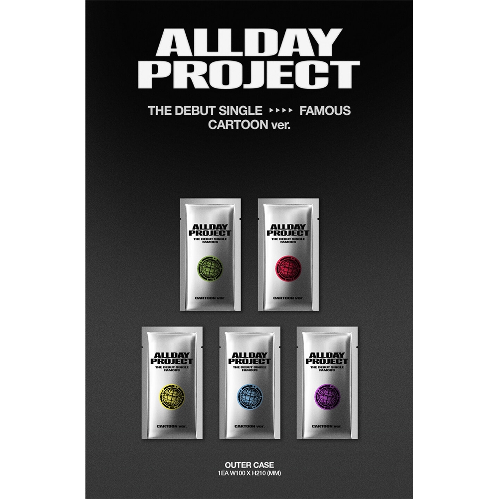 ALLDAY PROJECT - The Debut Single [ Famous ]_Cartoon ver | 蝦皮購物